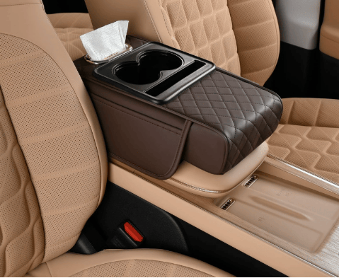 49%OFF🚗✨Multifunctional PU Leather Car Armrest Box Mat
