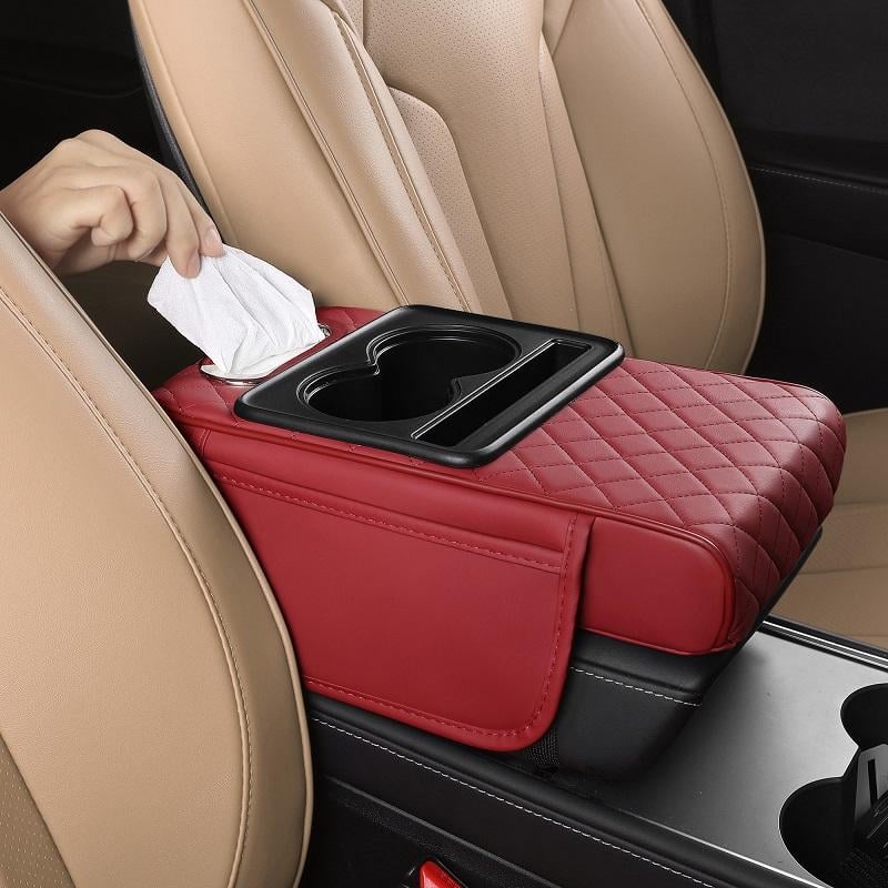 49%OFF🚗✨Multifunctional PU Leather Car Armrest Box Mat