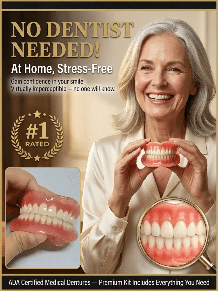 ADA-certified complete dentures (USA)👨‍⚕️