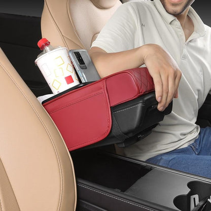 49%OFF🚗✨Multifunctional PU Leather Car Armrest Box Mat