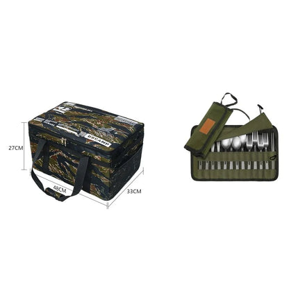 🔥Large Capacity Outdoor Folding Storage Bag Waterproof Portable Camping & Picnic Organizer