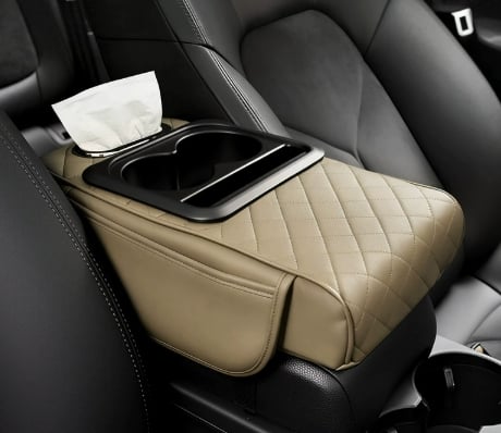 49%OFF🚗✨Multifunctional PU Leather Car Armrest Box Mat