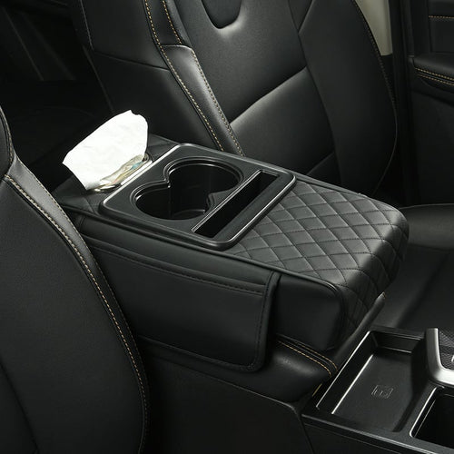 49%OFF🚗✨Multifunctional PU Leather Car Armrest Box Mat