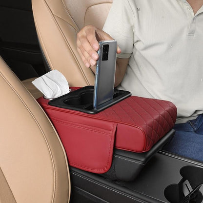 49%OFF🚗✨Multifunctional PU Leather Car Armrest Box Mat