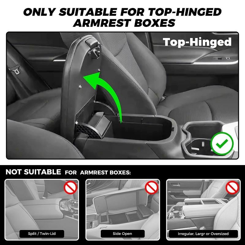 49%OFF🚗✨Multifunctional PU Leather Car Armrest Box Mat