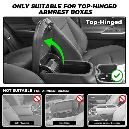49%OFF🚗✨Multifunctional PU Leather Car Armrest Box Mat